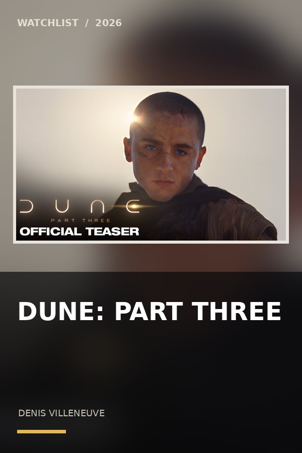 Cover: Dune: Part Three